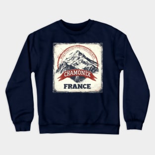 Chamonix Mont-Blanc France Crewneck Sweatshirt